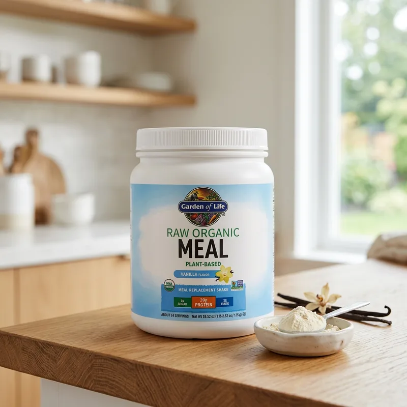 Garden of Life RAW Organic Meal, Vanilje produktbilde