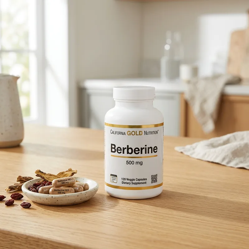 California Gold Nutrition Berberine HCl 500 mg produktbilde