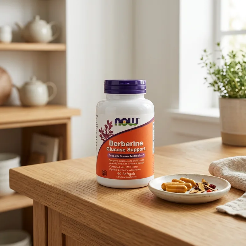 NOW Foods Berberine Glucose Support produktbilde