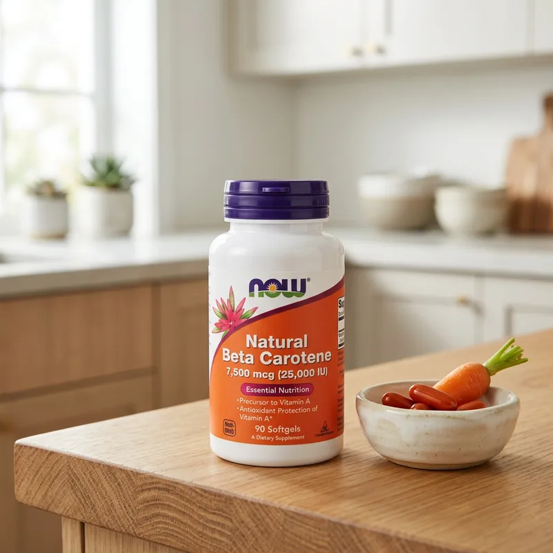 NOW Foods Natural Beta Carotene produktbilde