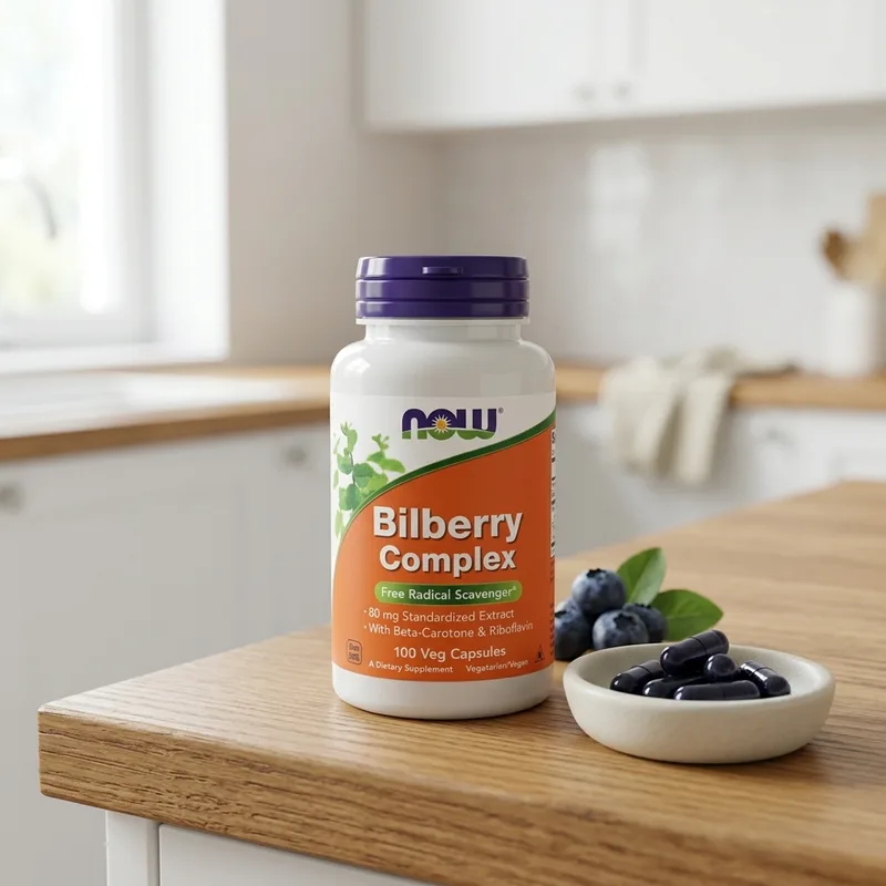 NOW Foods Bilberry Complex produktbilde