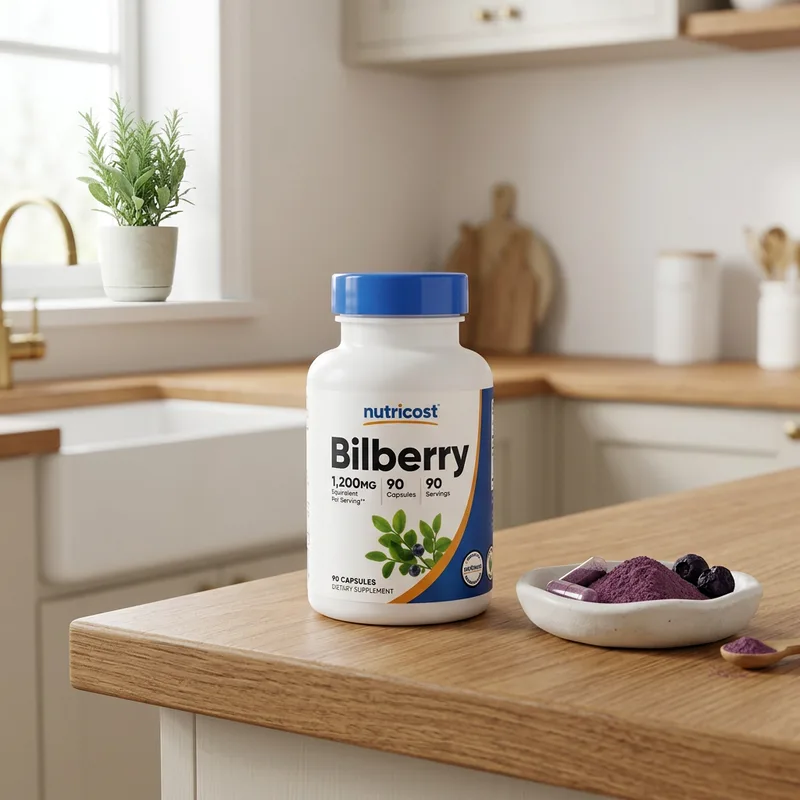 Nutricost Bilberry 300 mg produktbilde