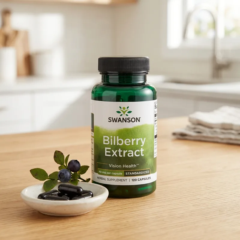 Swanson Bilberry Extract, standardisert produktbilde