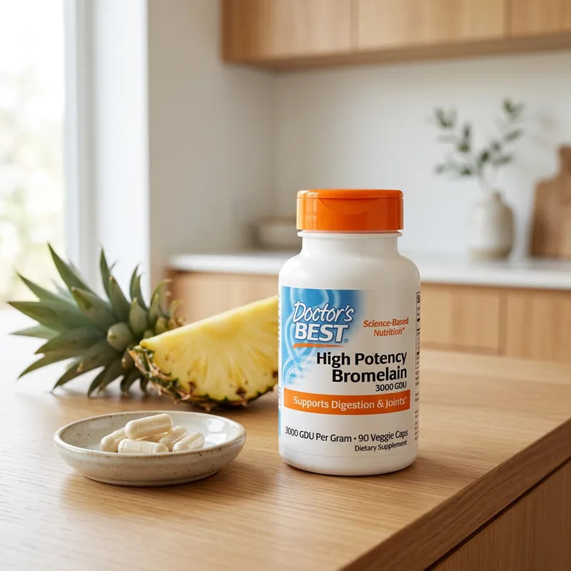 Doctor's Best High Potency Bromelain 500 mg produktbilde