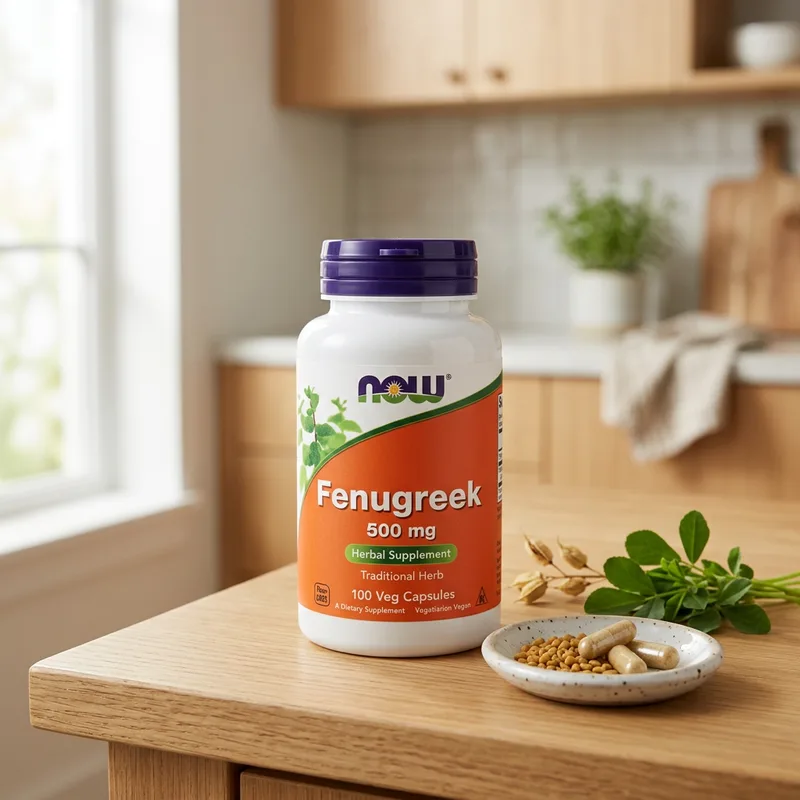 NOW Foods Fenugreek 500 mg produktbilde