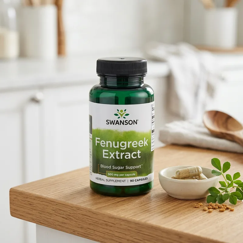 Swanson Fenugreek Extract 500 mg produktbilde
