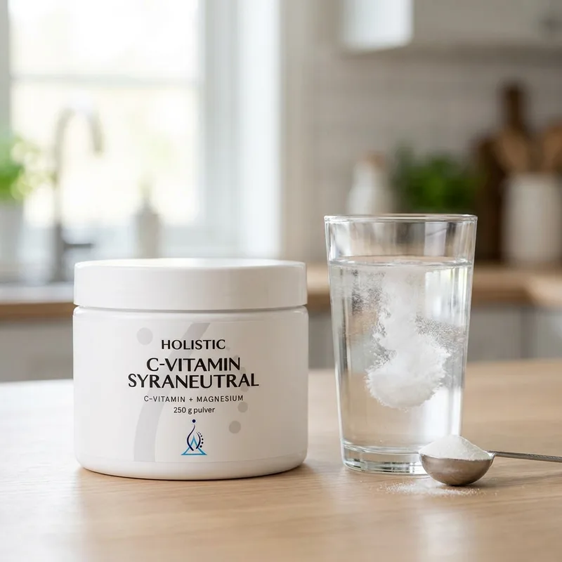 Holistic C-vitamin Syrenøytral 250 g i hverdagsmiljø