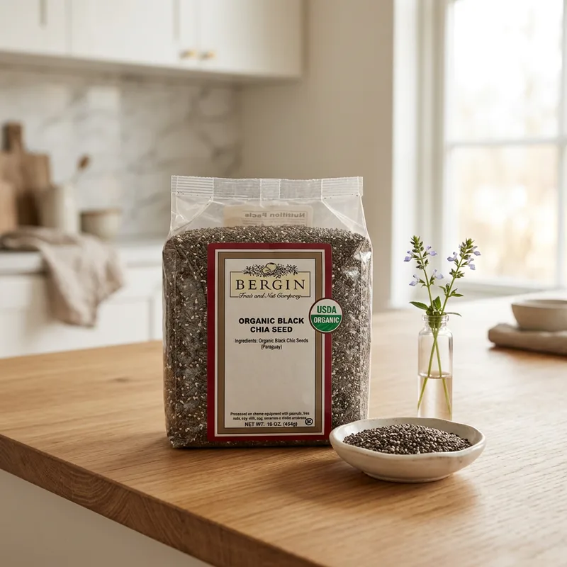 Bergin Organic Black Chia Seed produktbilde