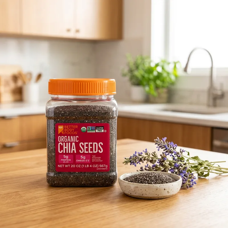 BetterBody Foods Organic Chia Seeds produktbilde