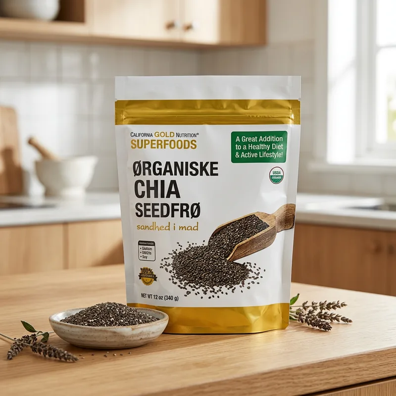 California Gold Nutrition Organic Chia Seeds produktbilde