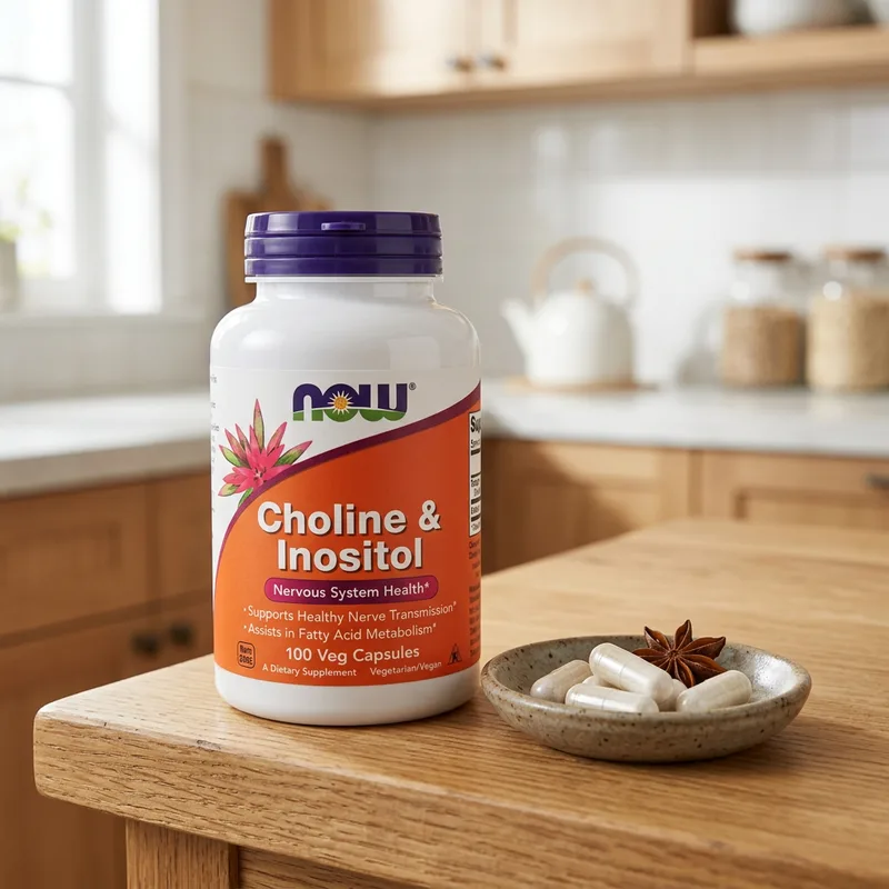 NOW Foods Cholin og Inositol produktbilde