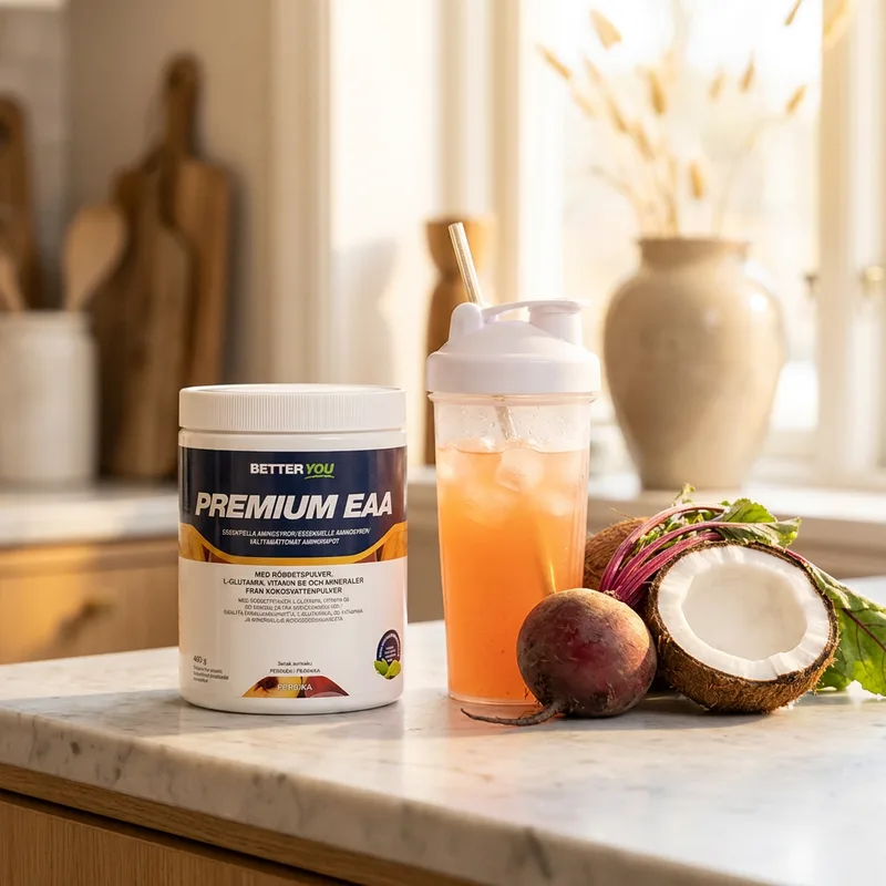 Better You Premium EAA 480 g i hverdagsmiljø