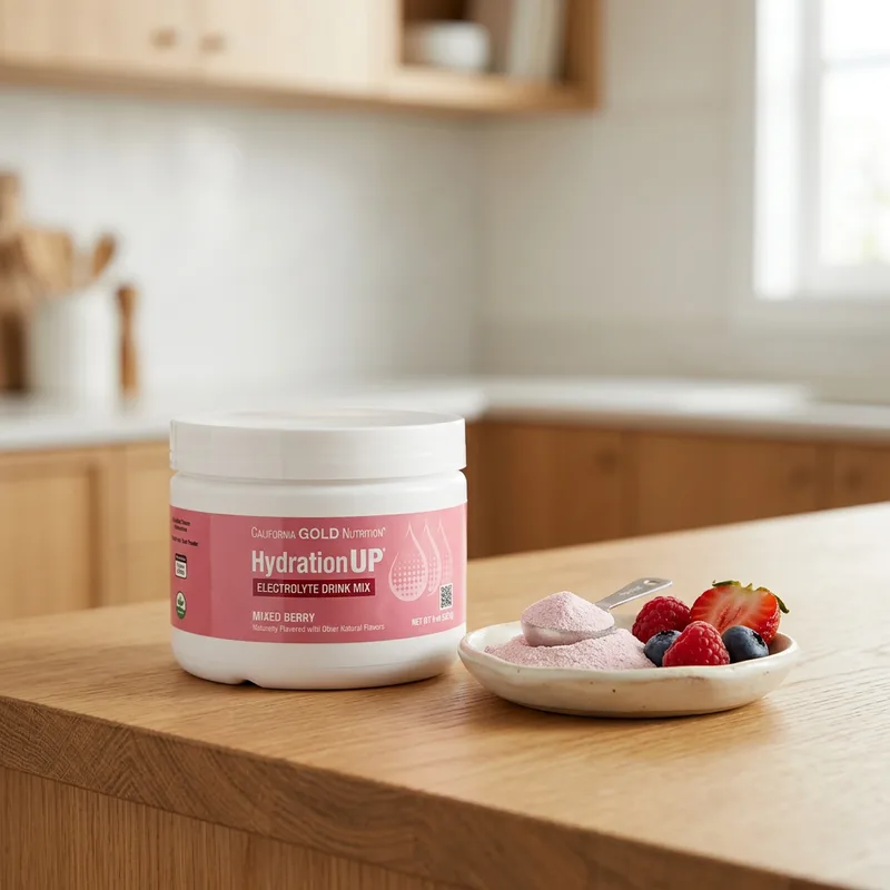 California Gold Nutrition HydrationUP Mixed Berry produktbilde