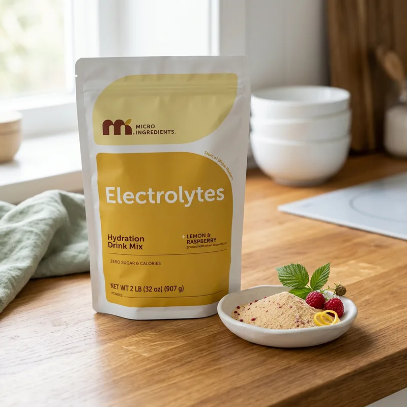 Micro Ingredients Electrolytes Lemon & Raspberry produktbilde