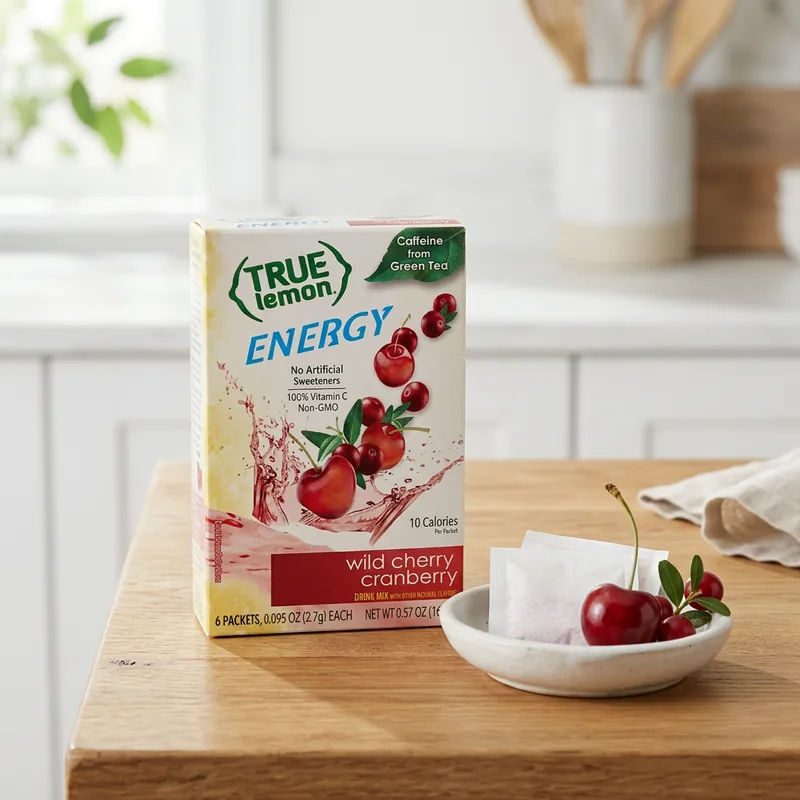 True Lemon Energy, Wild Cherry Cranberry produktbilde