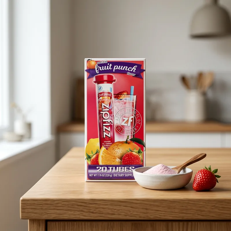 Zipfizz Energy Drink Mix, Fruit Punch produktbilde