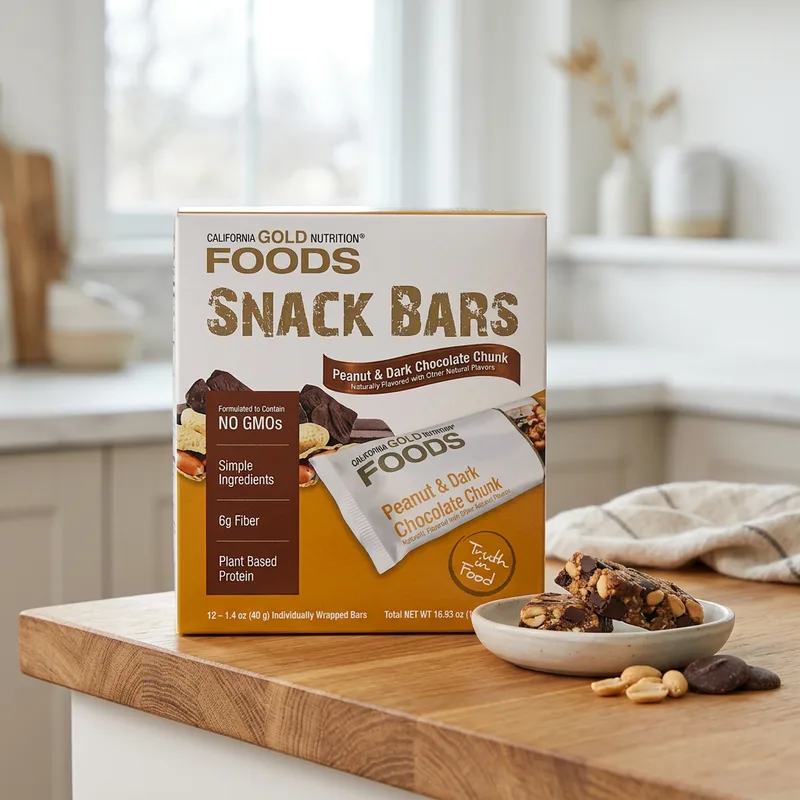 California Gold Nutrition Peanut & Dark Chocolate Chunk produktbilde