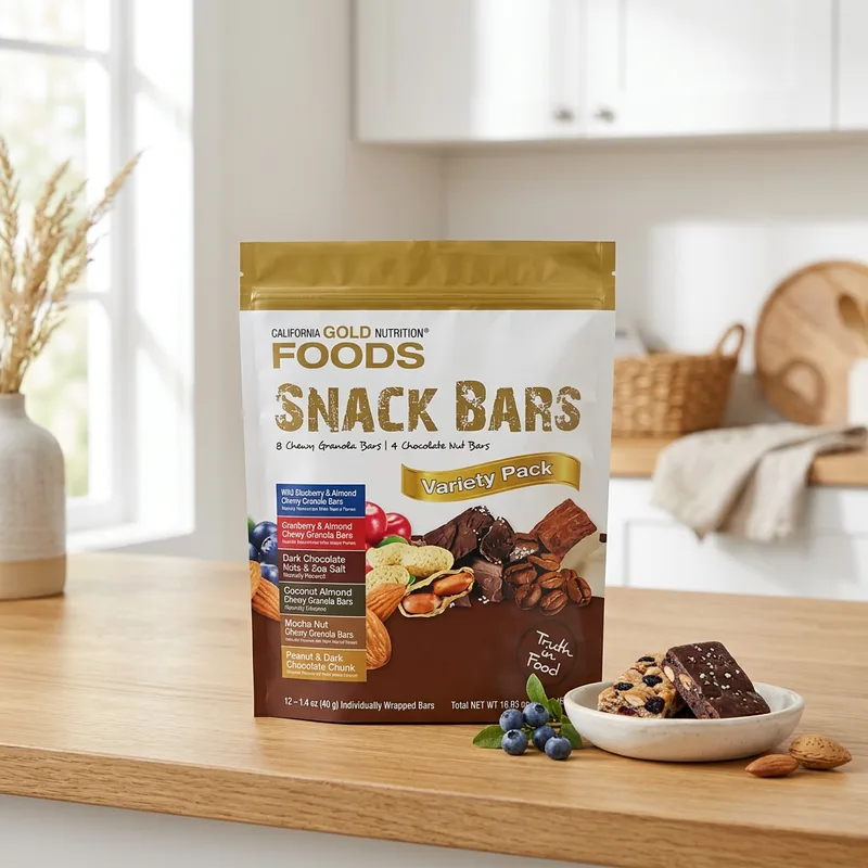 California Gold Nutrition Variety Pack Snack Bars produktbilde