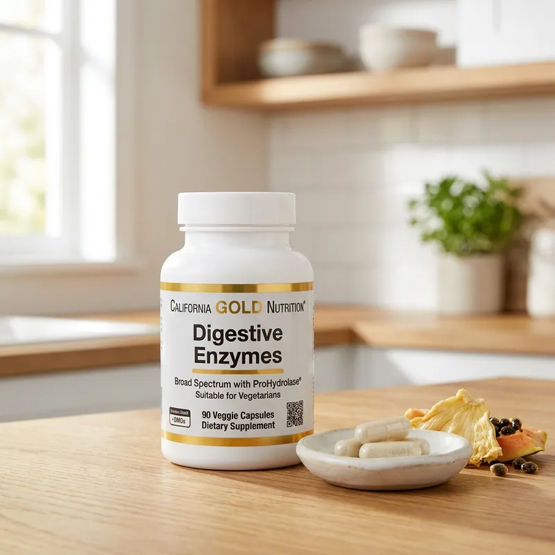 California Gold Nutrition Digestive Enzymes produktbilde