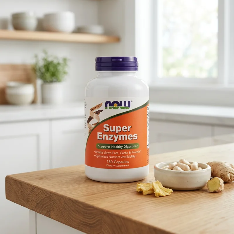 NOW Foods Super Enzymes produktbilde