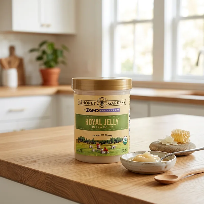 Zand Royal Jelly i rå honning (312 g) produktbilde