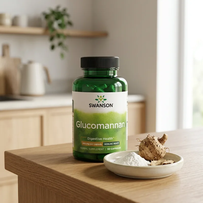 Swanson Glucomannan 665 mg produktbilde