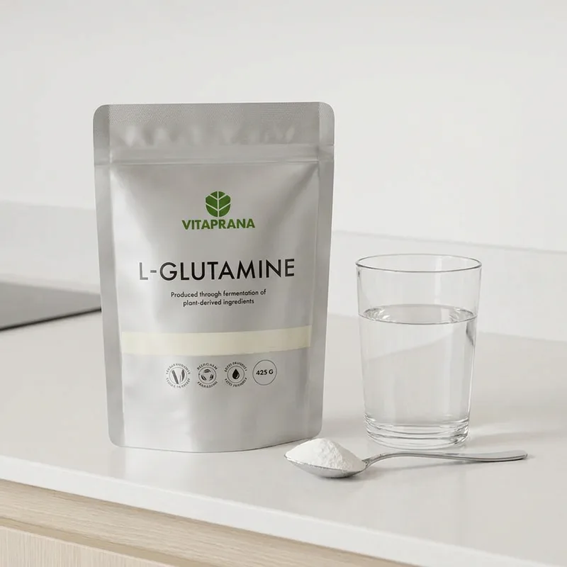 Vitaprana L-Glutamine 425 g i hverdagsmiljø