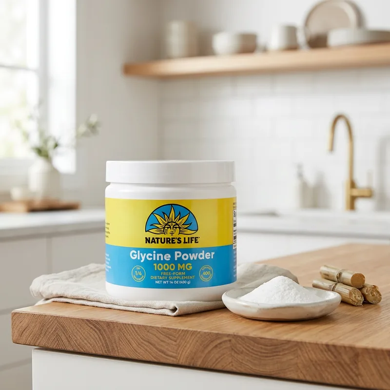 Nature's Life Glycine Powder produktbilde