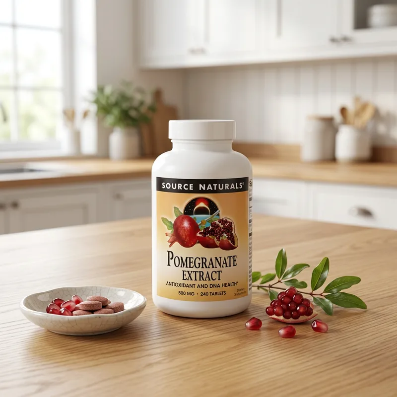 Source Naturals Pomegranate Extract 500 mg produktbilde