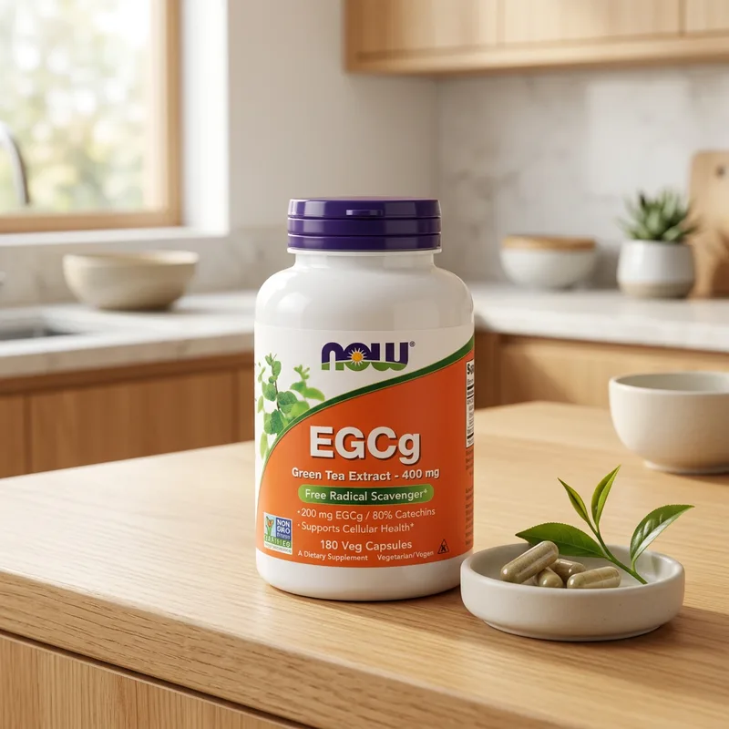 NOW Foods EGCg Green Tea Extract 400 mg produktbilde