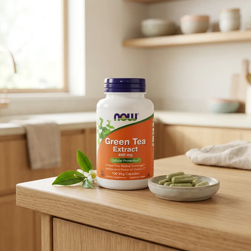 NOW Foods Green Tea Extract 400 mg produktbilde