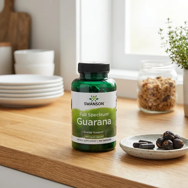 Swanson Full Spectrum Guarana 500 mg produktbilde