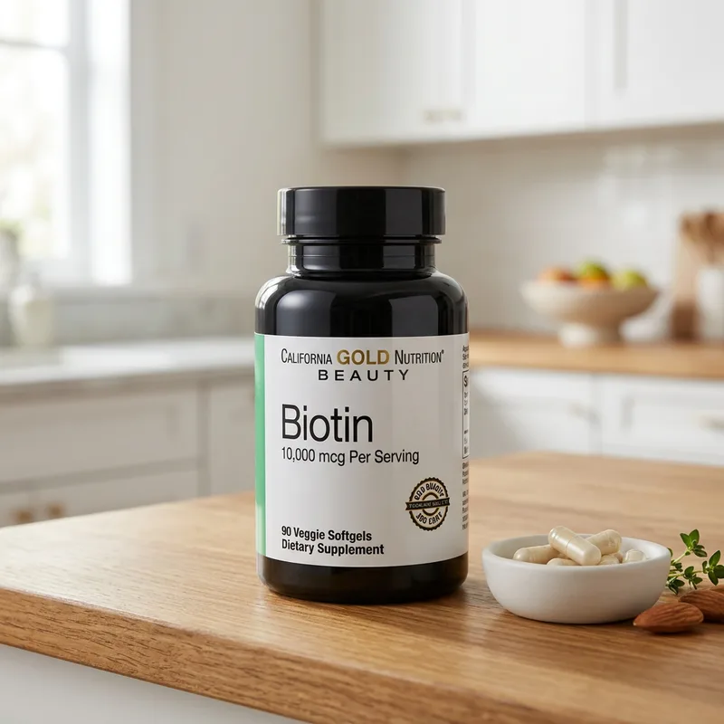 California Gold Nutrition Biotin 10 000 mcg produktbilde
