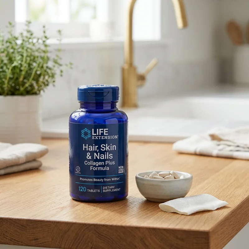 Life Extension Hair, Skin & Nails Collagen Plus Formula produktbilde