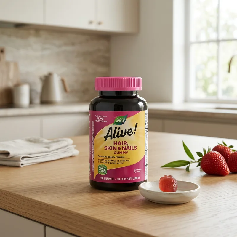 Nature's Way Alive! Hair, Skin & Nails Gummies produktbilde