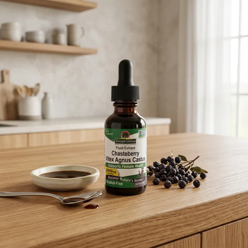 Nature's Answer Chasteberry Flytende Ekstrakt (alkoholfritt) produktbilde