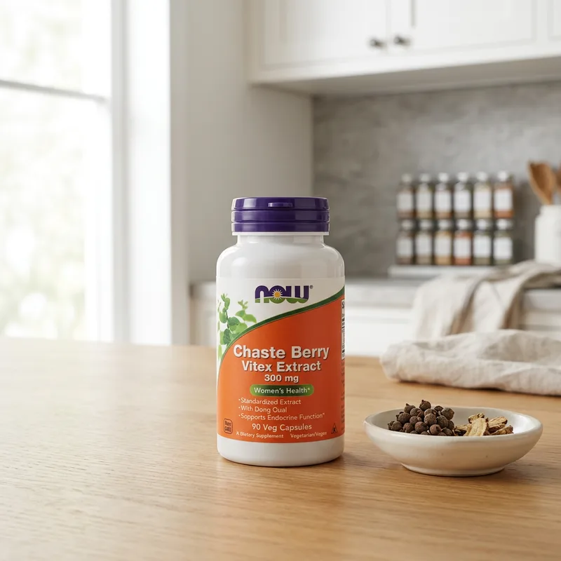 NOW Foods Chaste Berry Vitex Extract 300 mg produktbilde