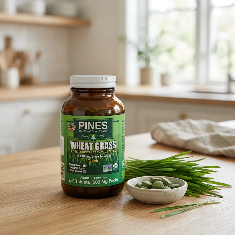 Pines International Hvetegress, 250 Tabletter produktbilde