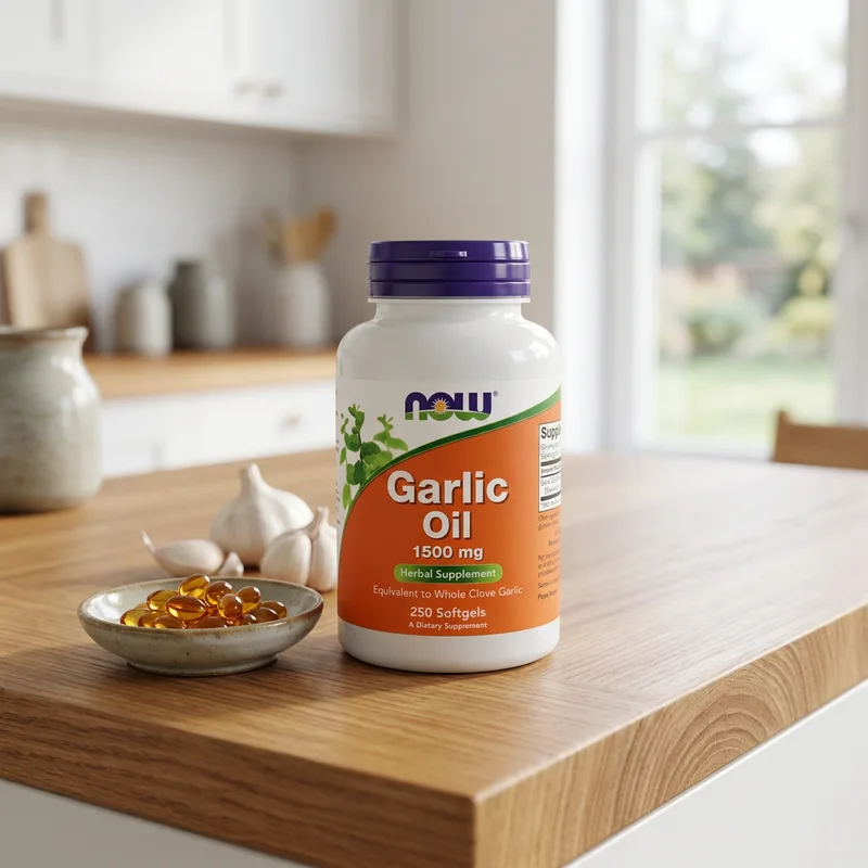 NOW Foods Garlic Oil 250 Capsules produktbilde