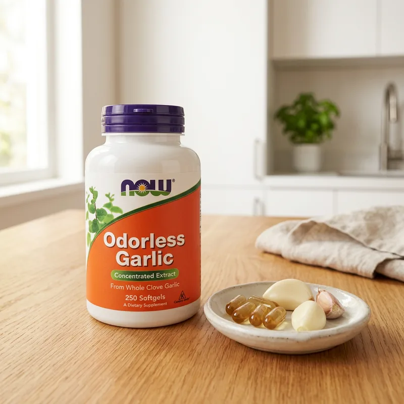 NOW Foods Odourless Garlic produktbilde