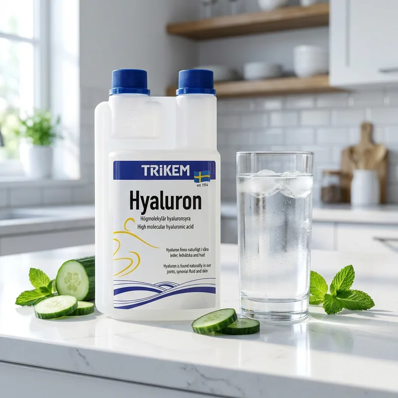 Trikem Hyaluron Human 500 ml i hverdagsmiljø