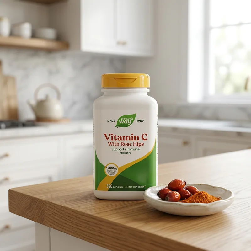 Nature's Way Vitamin C with Rose Hips produktbilde
