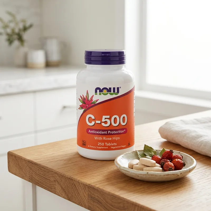 NOW Foods C-500 med Nyper produktbilde