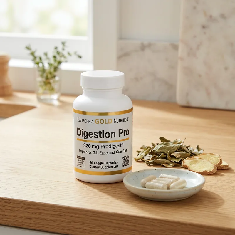 California Gold Nutrition Digestion Pro med ProDigest produktbilde