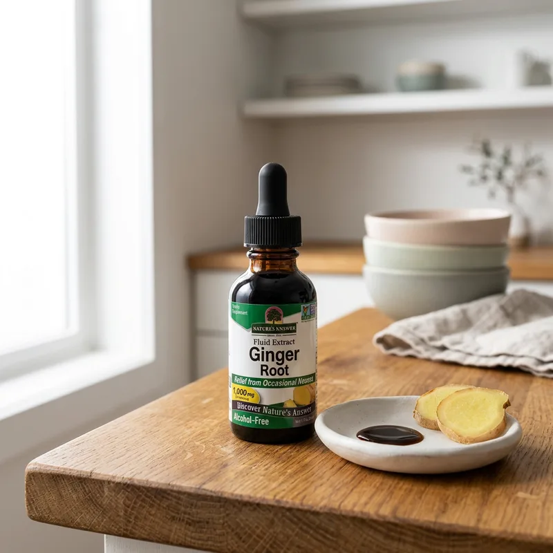 Nature's Answer Ginger Root Fluid Extract produktbilde