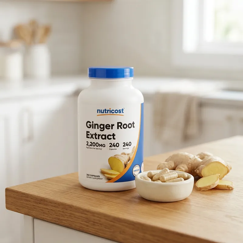 Nutricost Ginger Root Extract 2 200 mg produktbilde