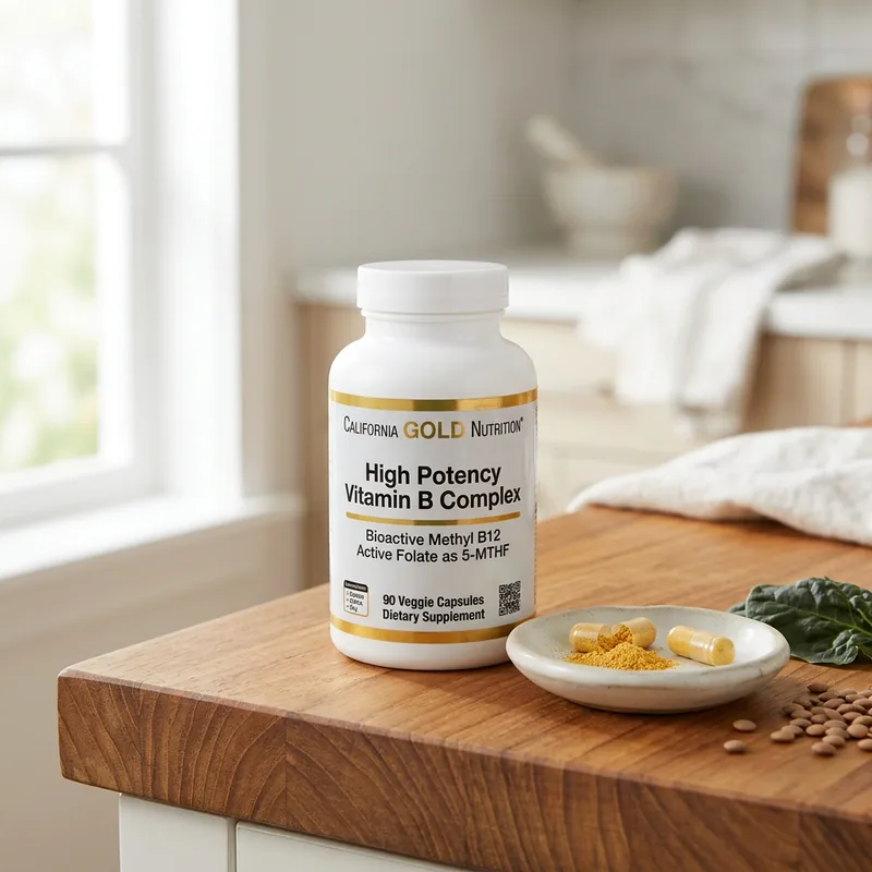 California Gold Nutrition B-kompleks med inositol produktbilde