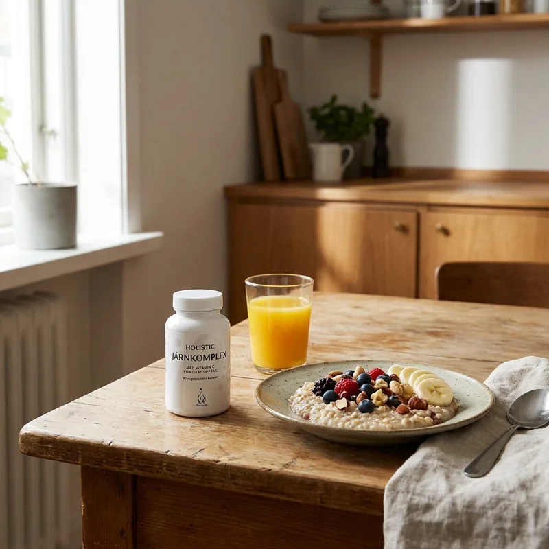 Holistic Jernkompleks 90 kapsler i hverdagsmiljø