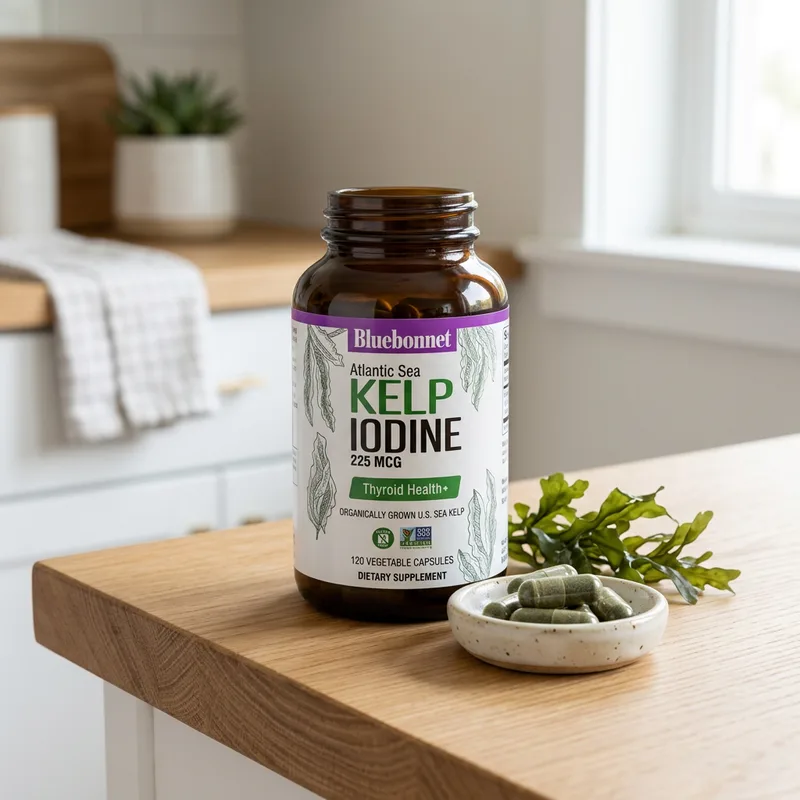 Bluebonnet Atlantic Sea Kelp 225 mcg produktbilde