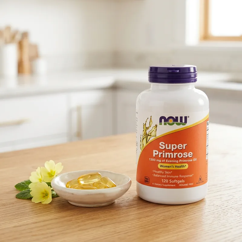 NOW Foods Super Primrose 1 300 mg produktbilde